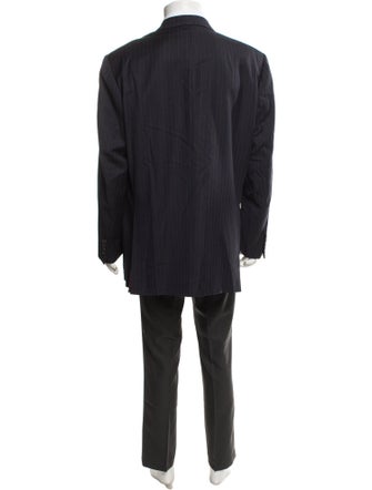 Isaia Wool Striped Blazer