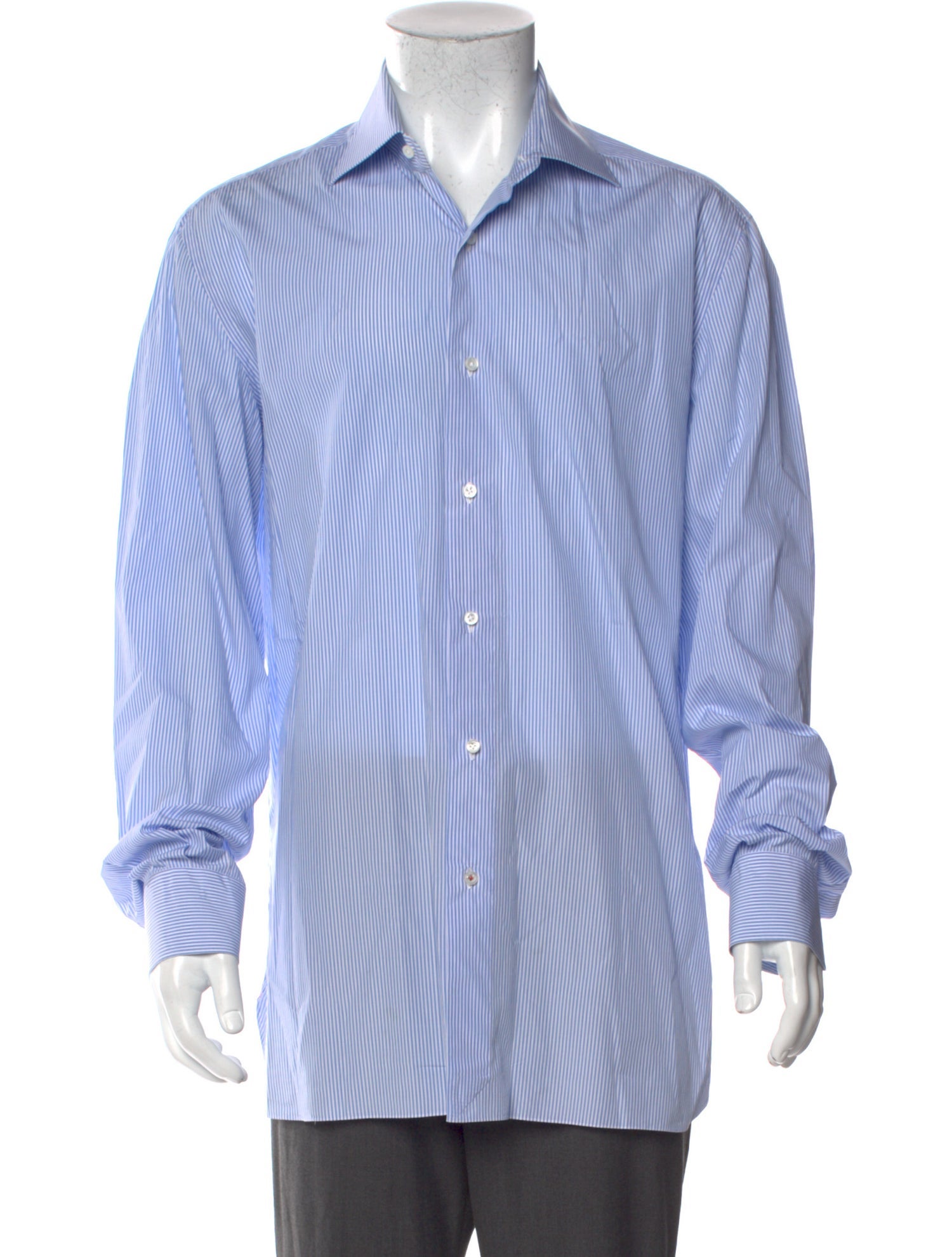 Isaia Striped Long Sleeve Shirt