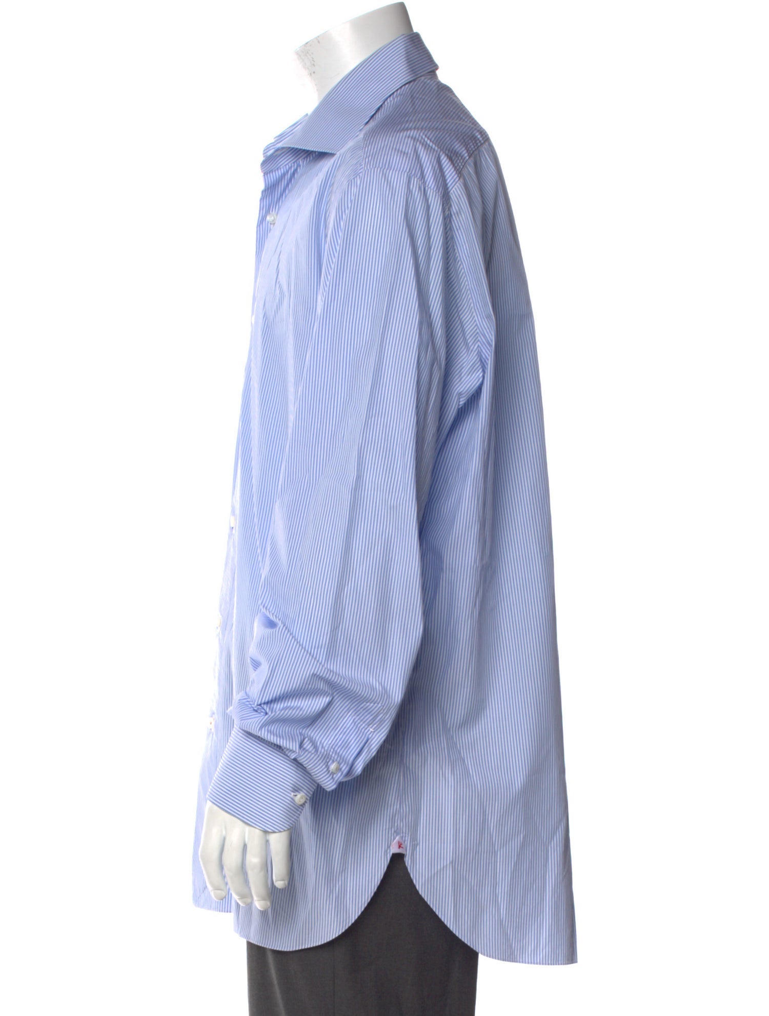 Isaia Striped Long Sleeve Shirt