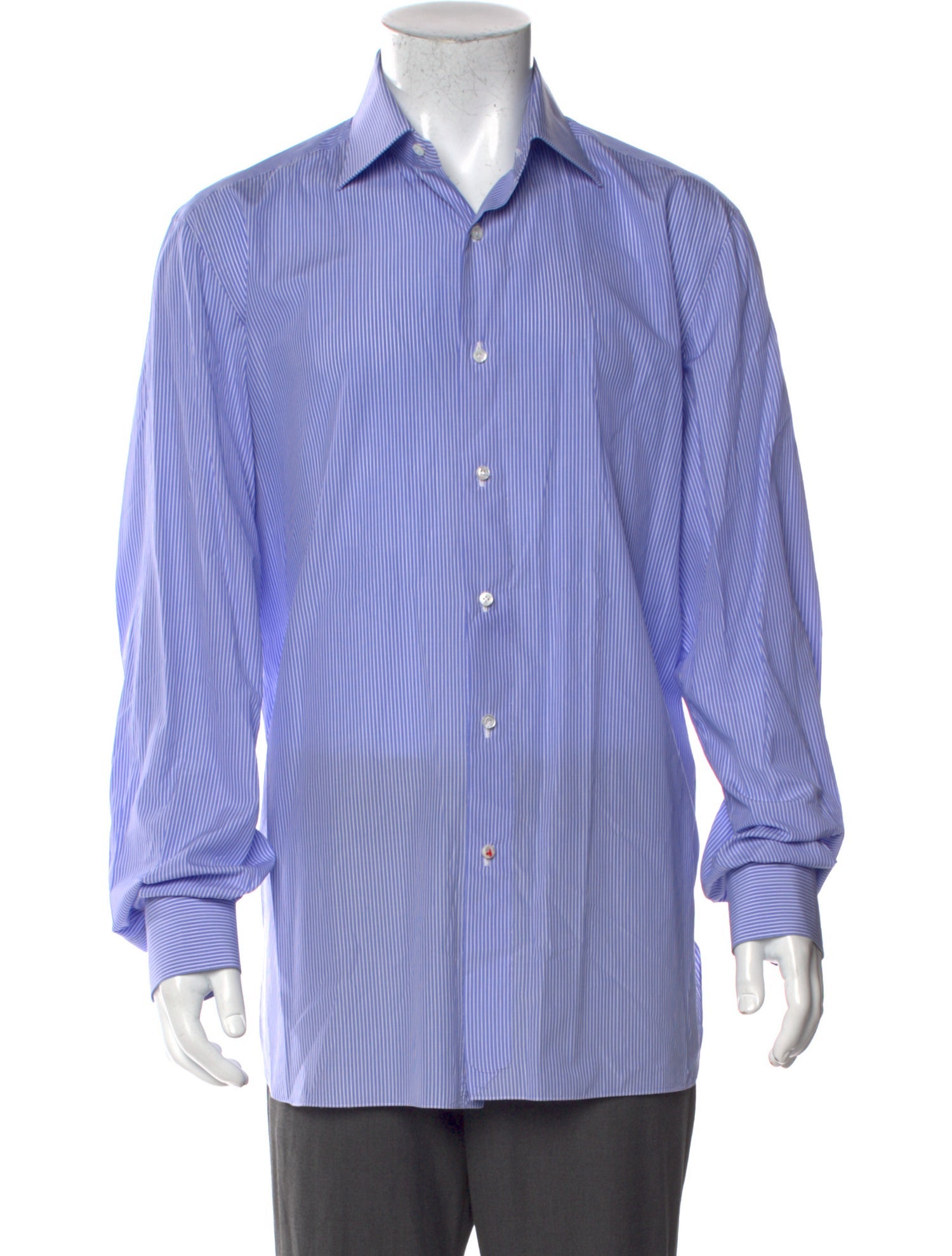 Isaia Striped Long Sleeve Shirt