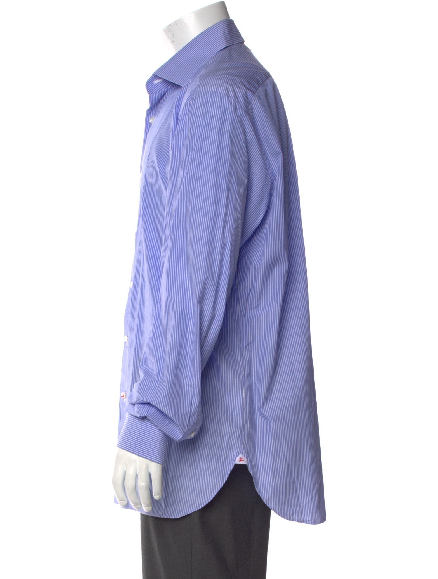 Isaia Striped Long Sleeve Shirt