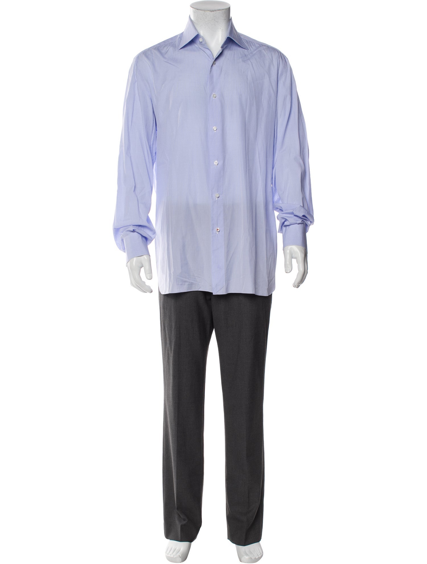 Isaia Long Sleeve Dress Shirt
