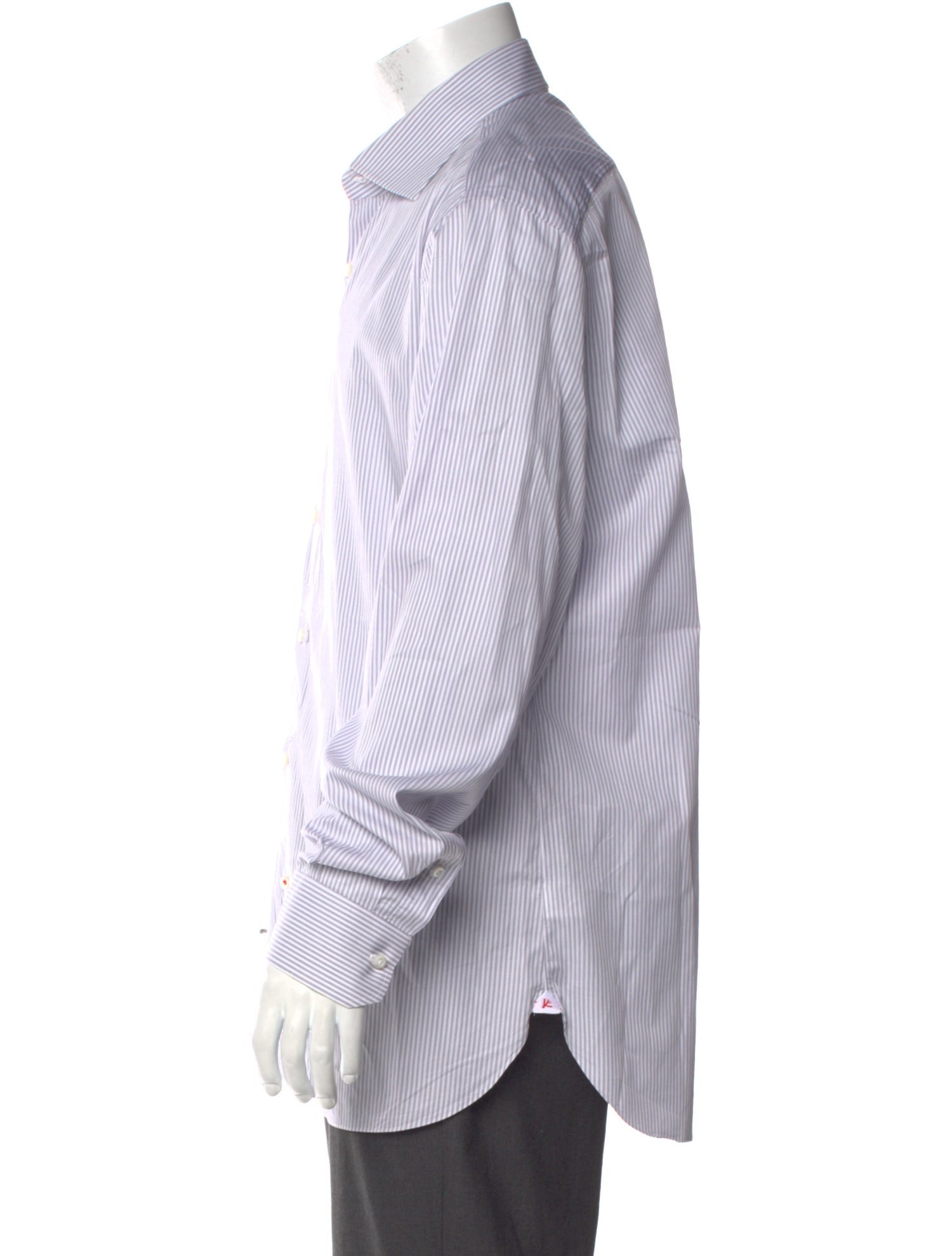 Isaia Striped Long Sleeve Shirt