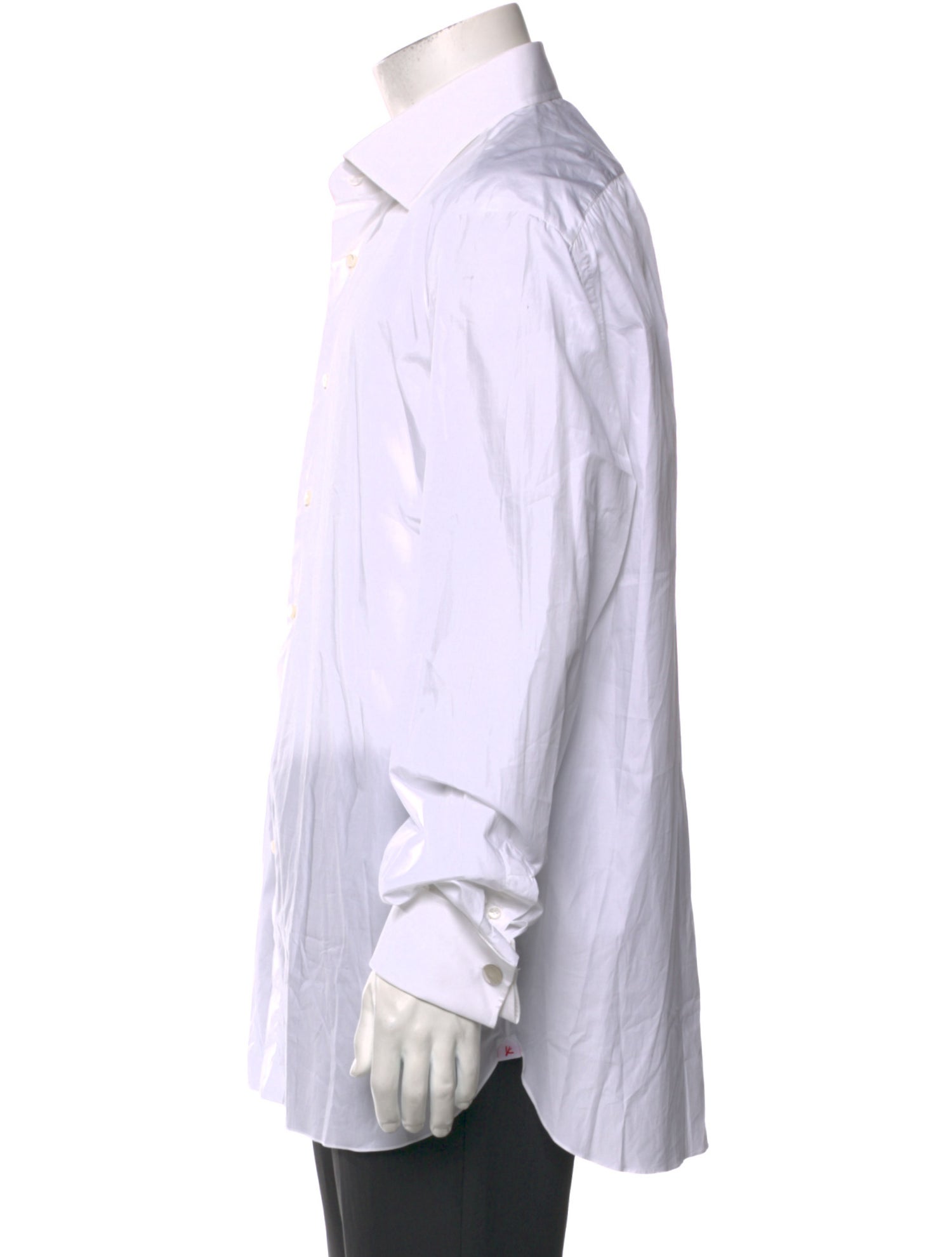 Isaia Striped Long Sleeve Dress Shirt