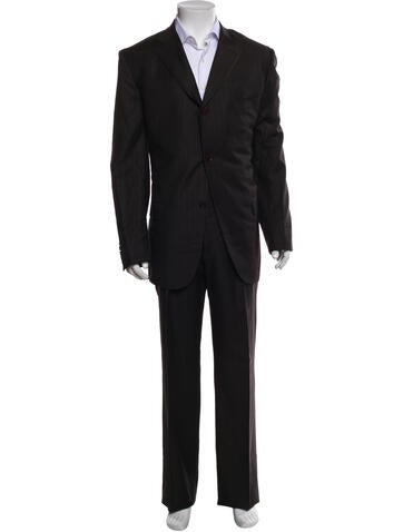 Isaia Suiting Wool Two-Piece Suit XXL