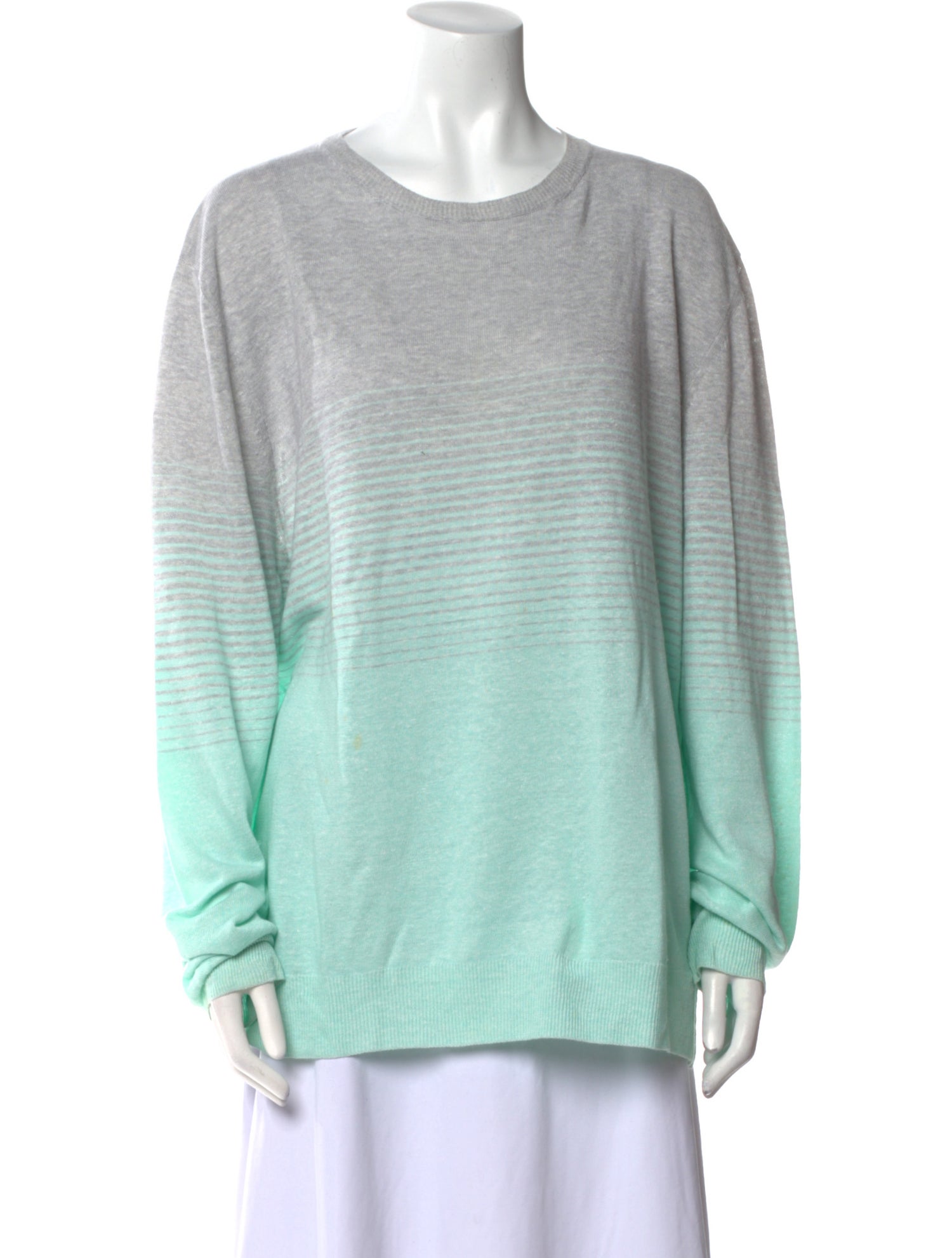 Isaia Linen Crew Neck Sweatshirt