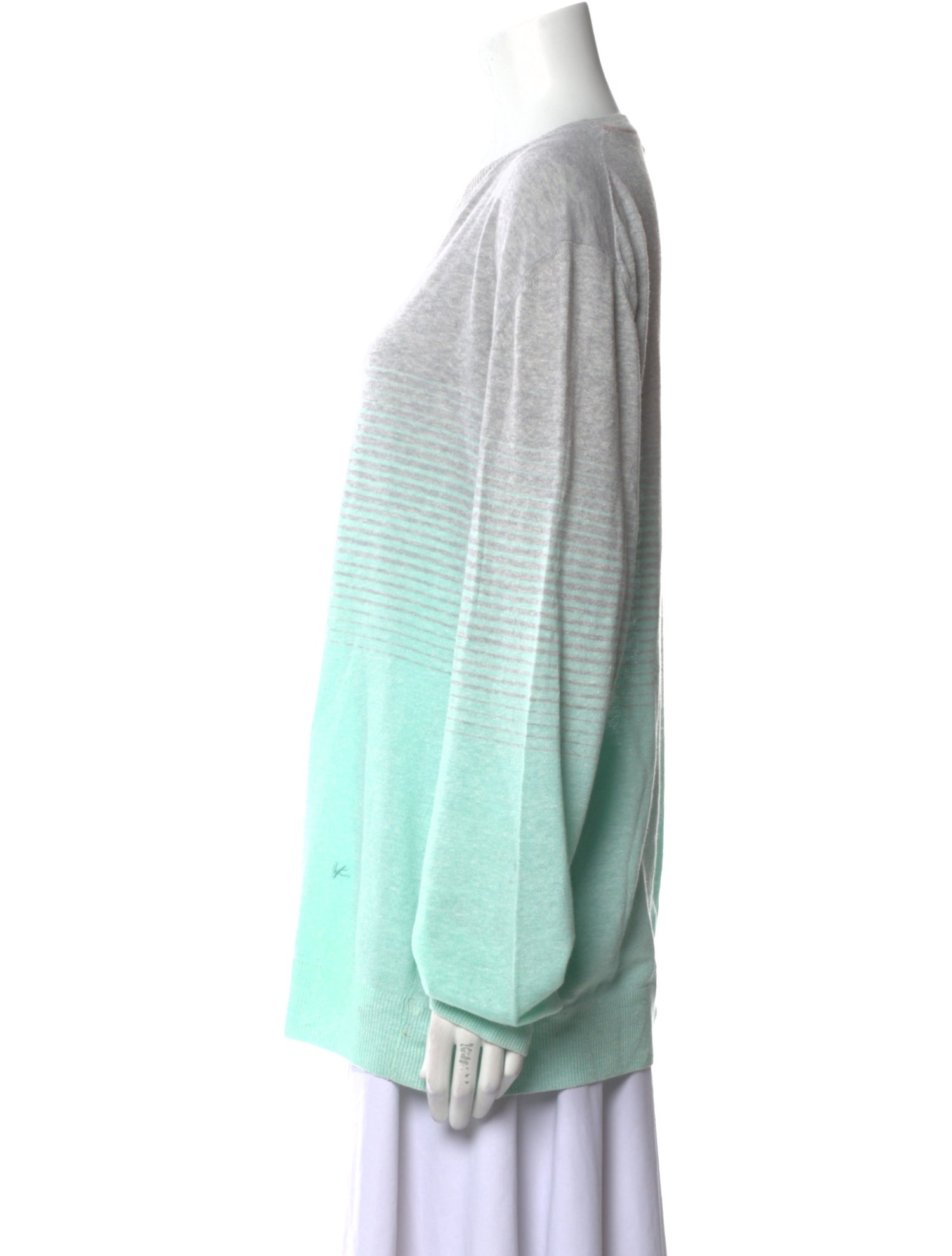 Isaia Linen Crew Neck Sweatshirt