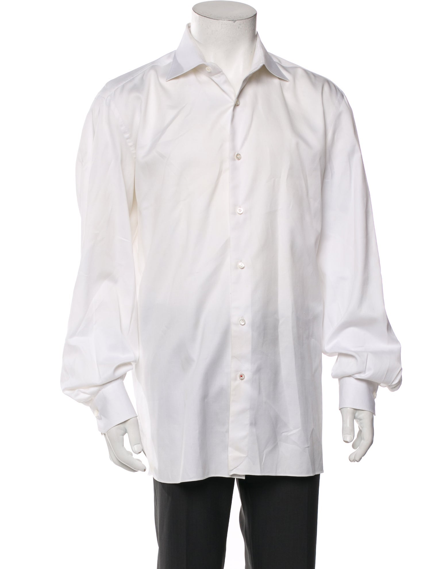 Isaia Long Sleeve Dress Shirt