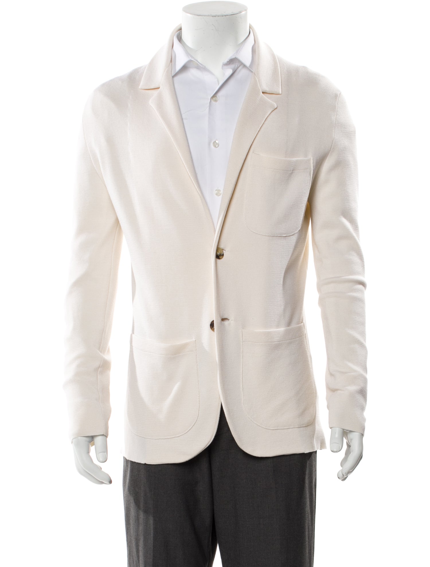 Isaia Cashmere V-Neck Long Sleeve Cardigan