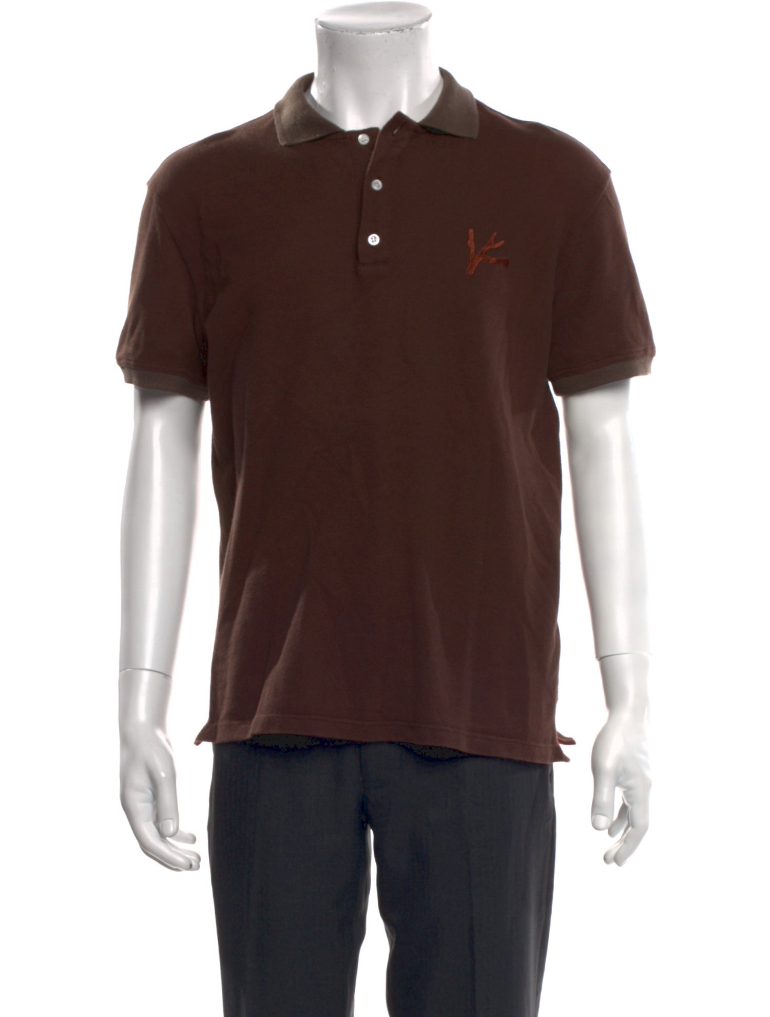 Isaia Collar Short Sleeve Polo Shirt
