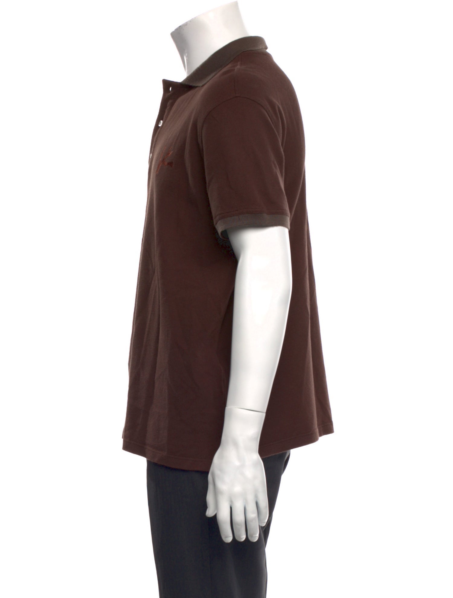 Isaia Collar Short Sleeve Polo Shirt