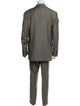 Isaia Wool Striped Two-Piece Suit