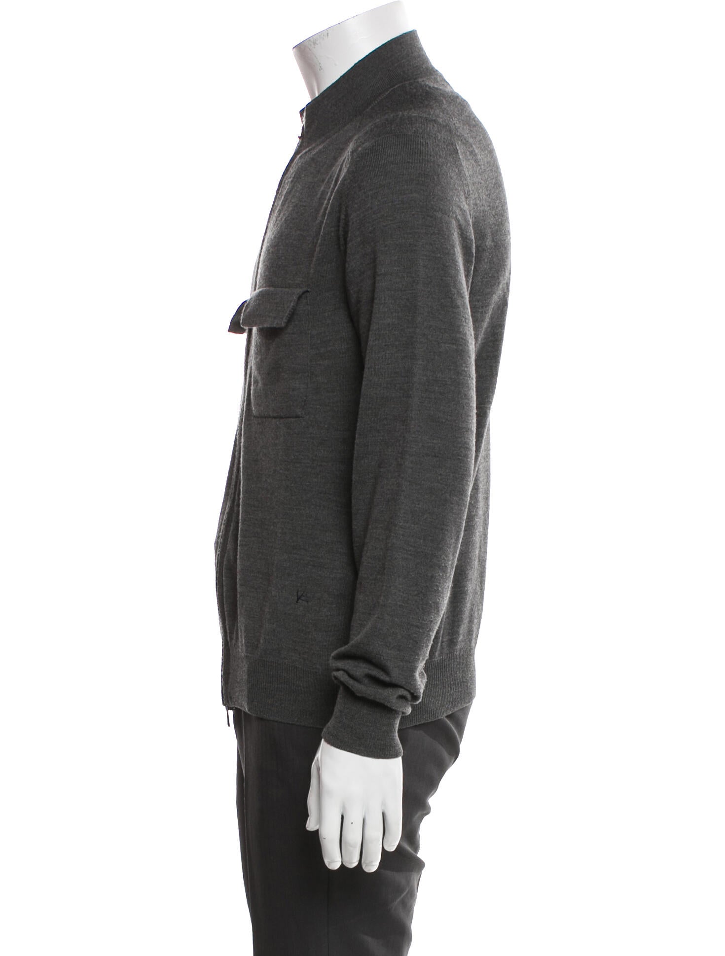 Isaia Wool Bomber Jacket