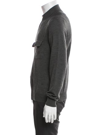 Isaia Wool Bomber Jacket