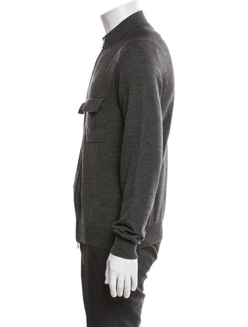 Isaia Wool Bomber Jacket