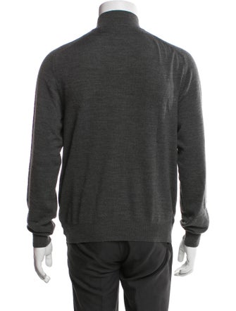 Isaia Wool Bomber Jacket