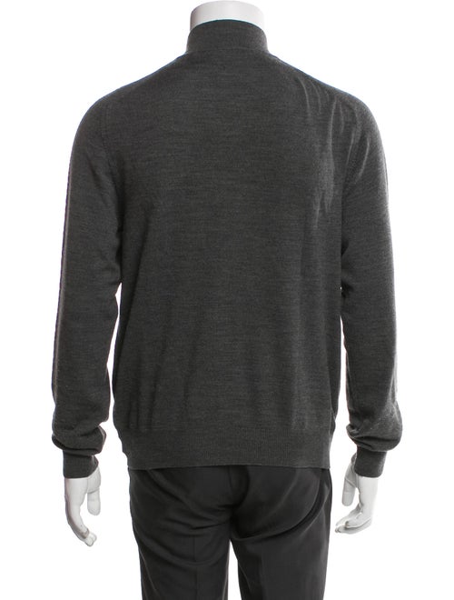 Isaia Wool Bomber Jacket