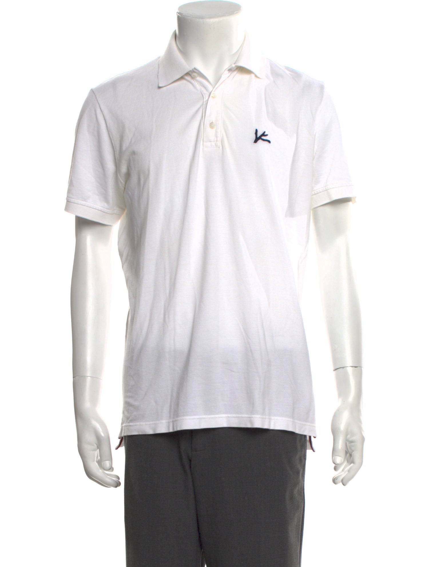 Isaia Collar Short Sleeve Polo Shirt