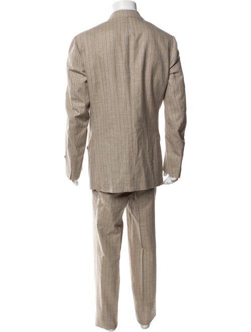 Isaia Wool Striped Two-Piece Suit