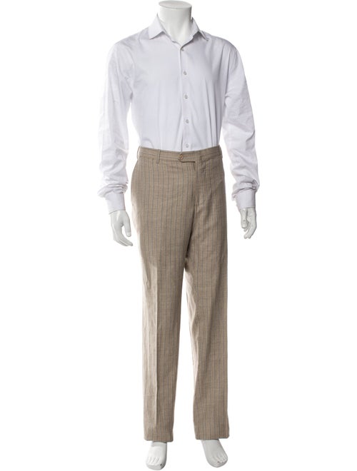 Isaia Wool Striped Two-Piece Suit