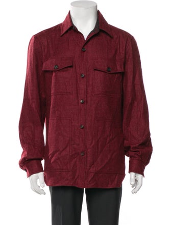 Isaia Wool Utility Jacket