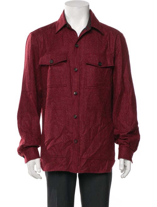 Isaia Wool Utility Jacket