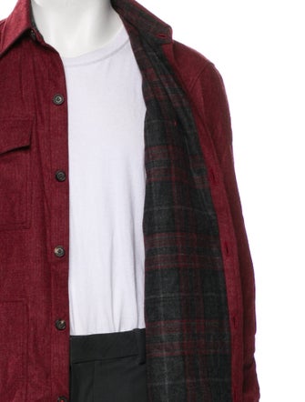 Isaia Wool Utility Jacket