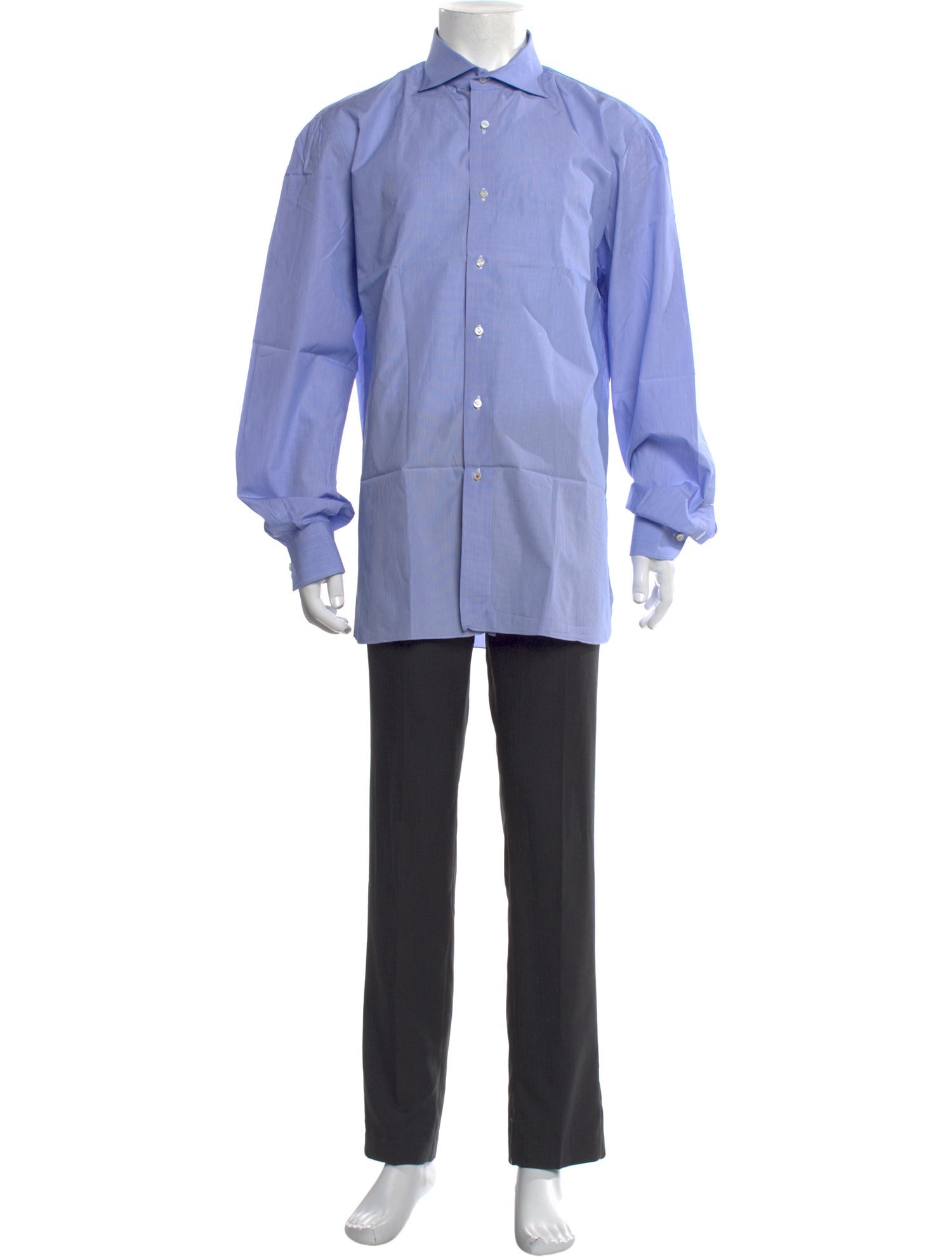 Isaia Long Sleeve Dress Shirt