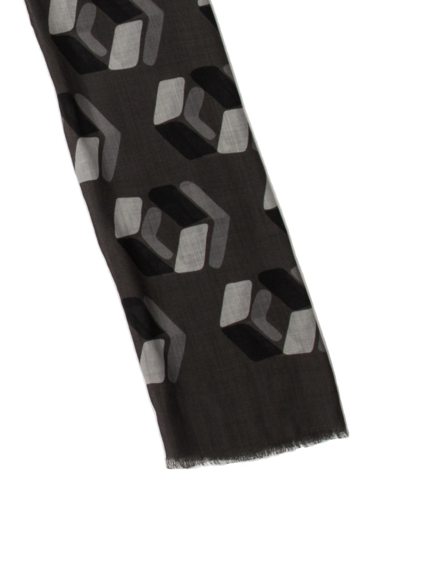 Isaia 'Pursuit of Happiness' Striped Harness Silk Scarf