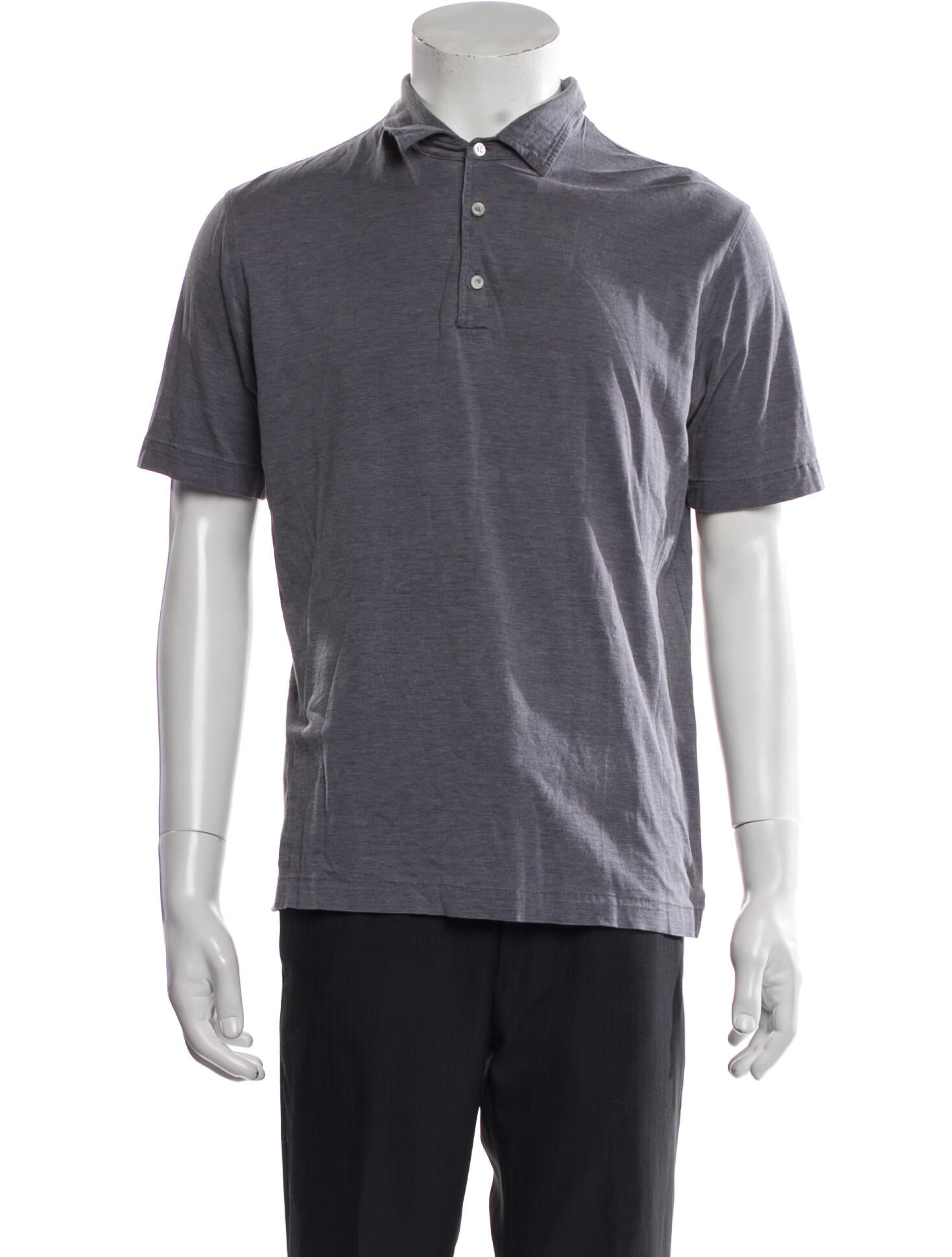 Isaia Silk Short Sleeve Shirt