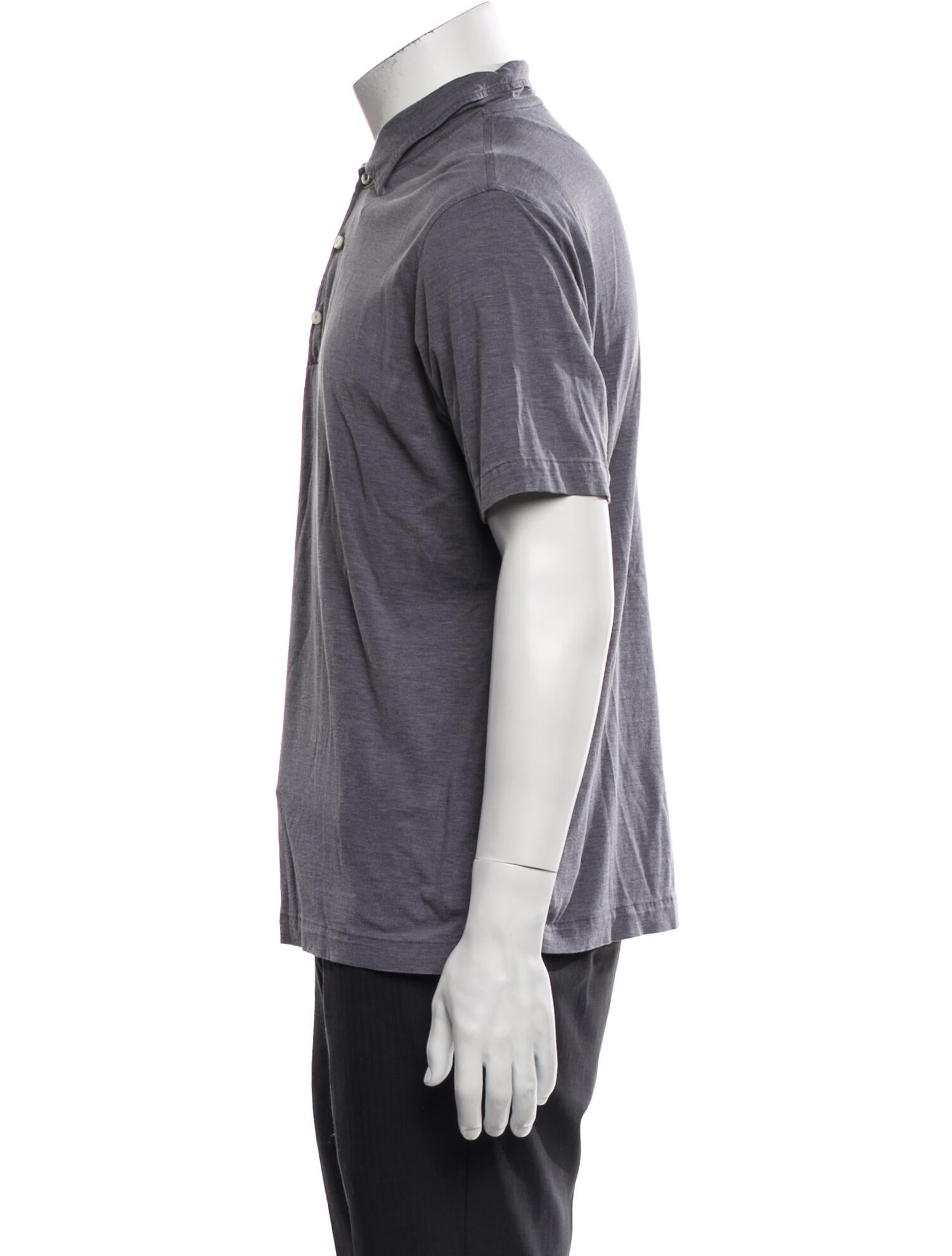 Isaia Silk Short Sleeve Shirt