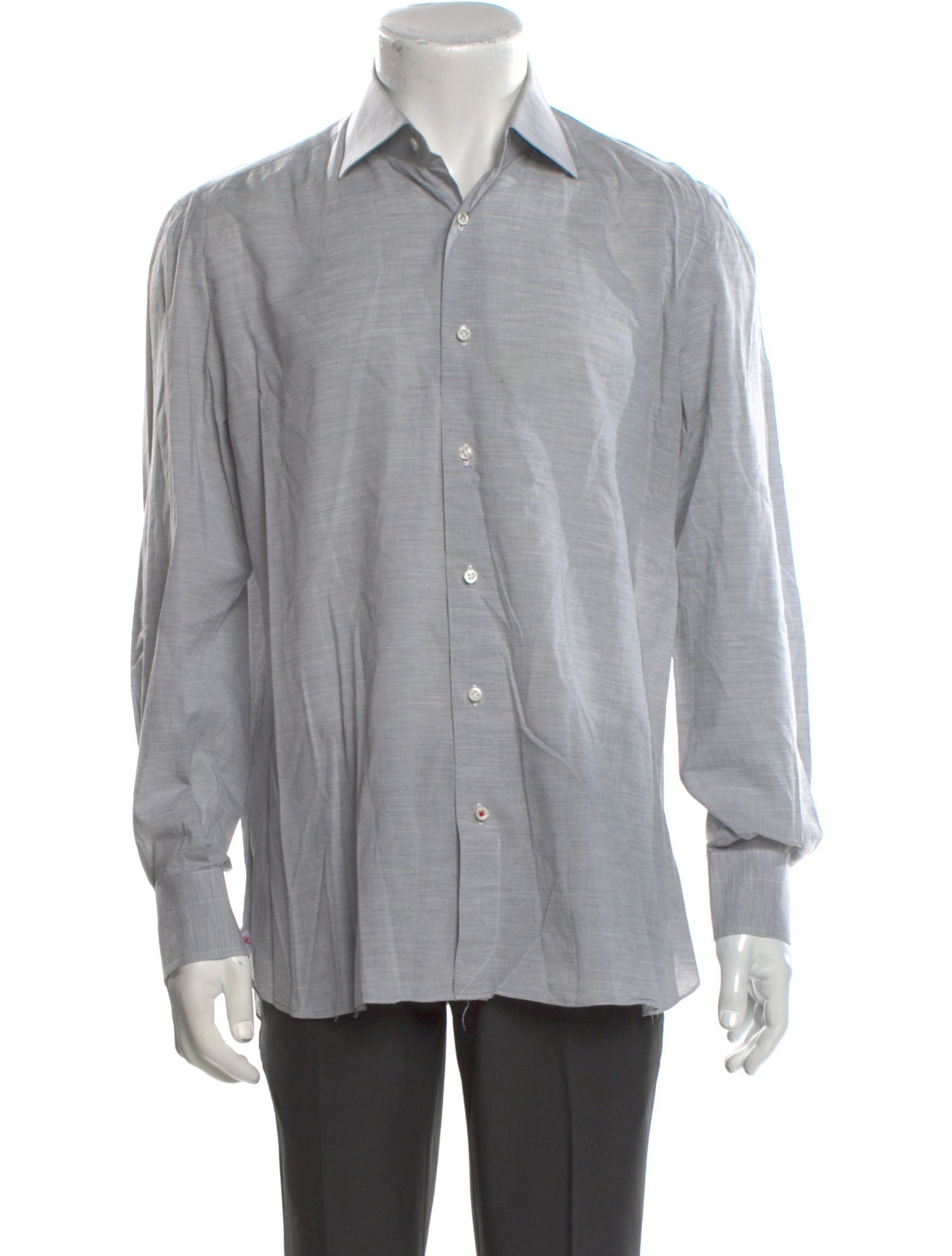 Isaia Long Sleeve Dress Shirt