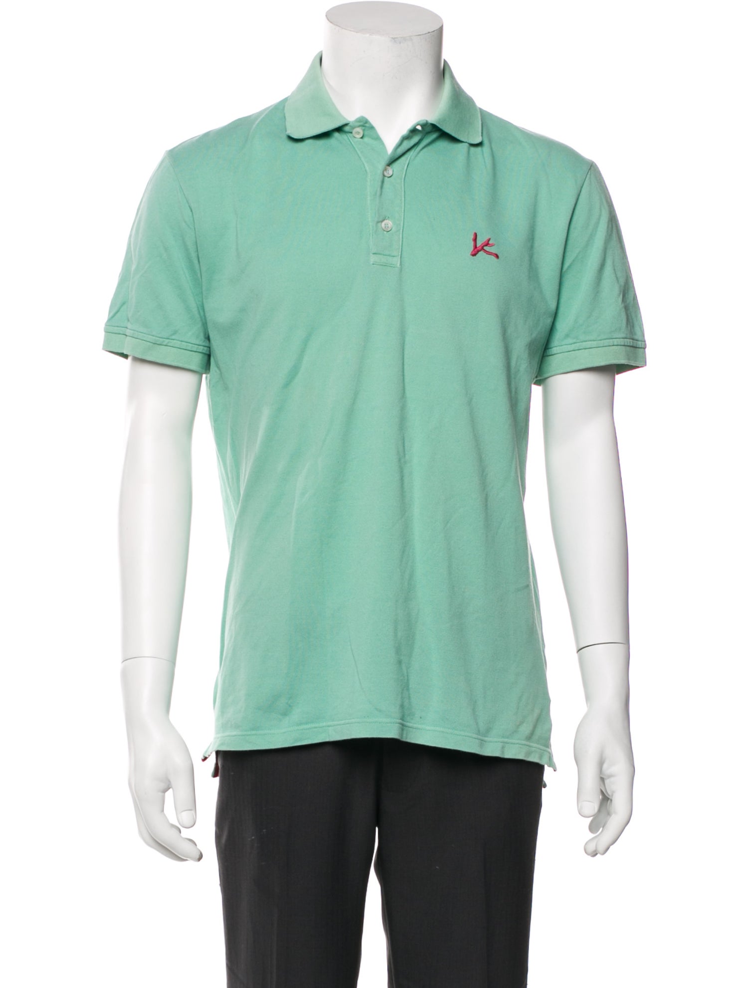 Isaia Collar Short Sleeve Polo Shirt