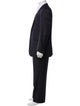 Isaia Wool Striped Two-Piece Suit