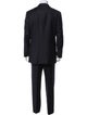 Isaia Wool Striped Two-Piece Suit