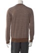 Isaia Wool Striped Pullover