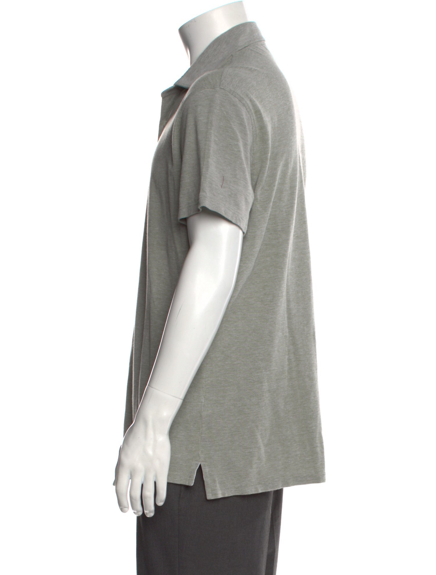 Isaia Collar Short Sleeve Polo Shirt