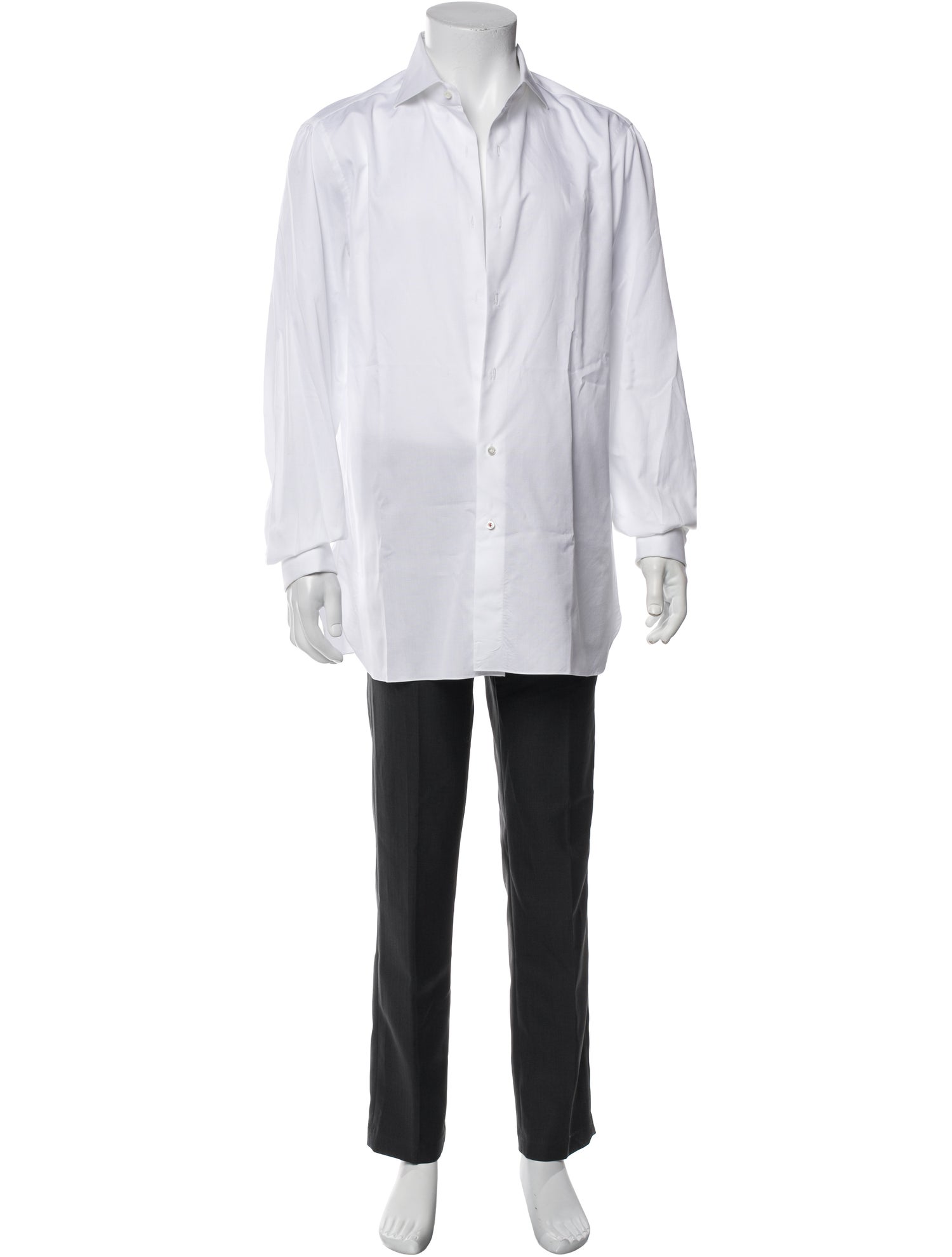 Isaia Long Sleeve Dress Shirt