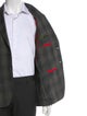Isaia Wool Plaid Print Blazer