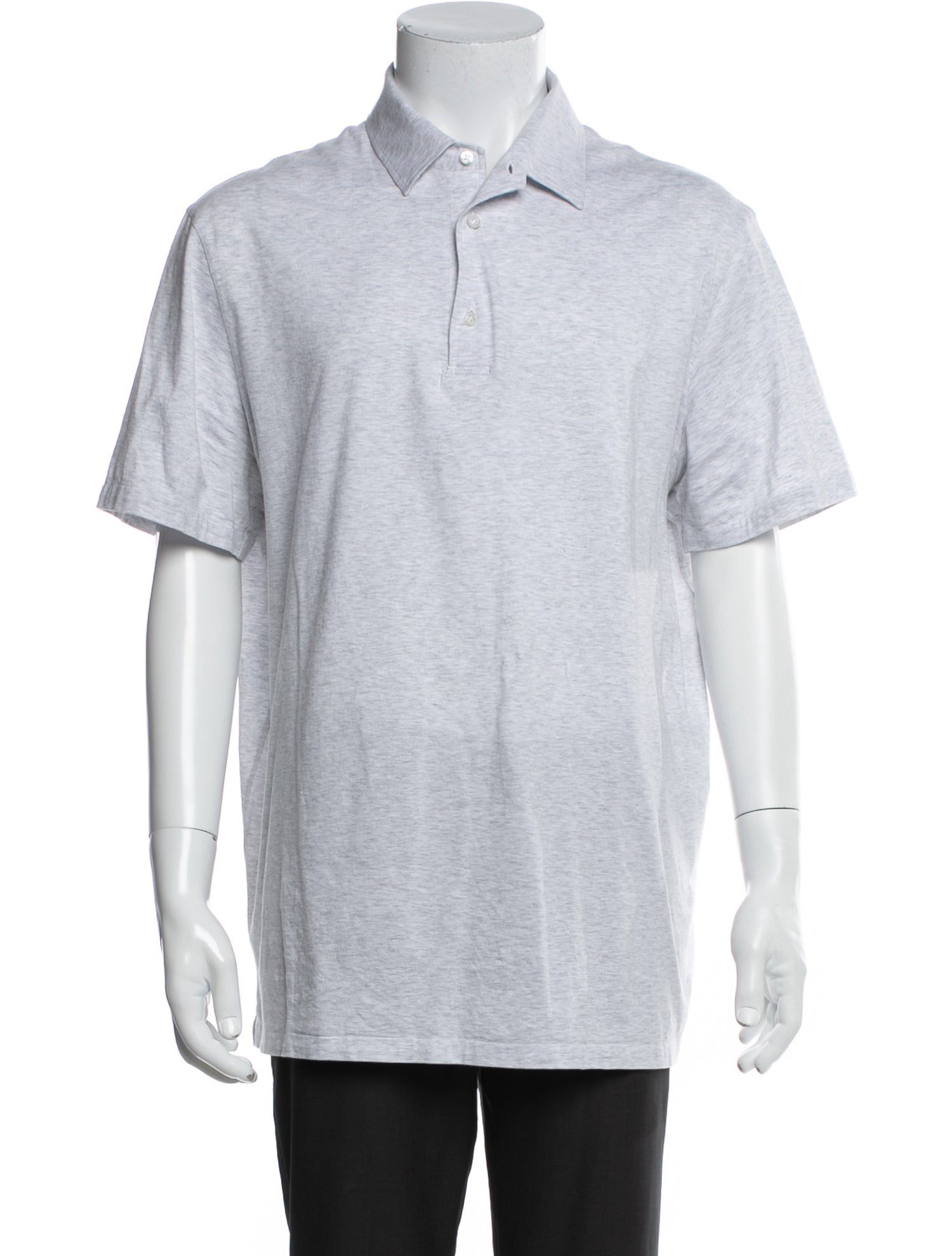 Isaia Collar Short Sleeve Polo Shirt