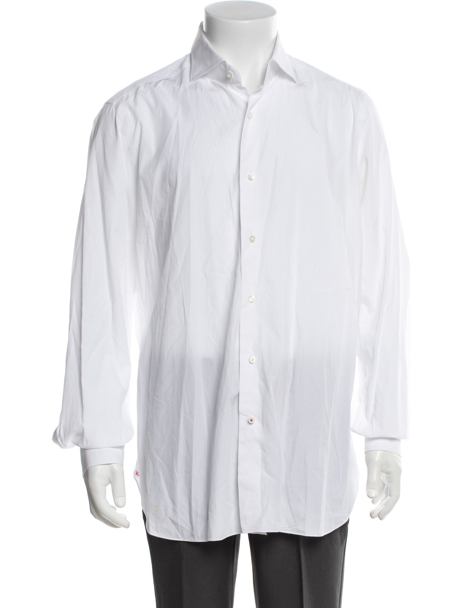 Isaia Long Sleeve Dress Shirt