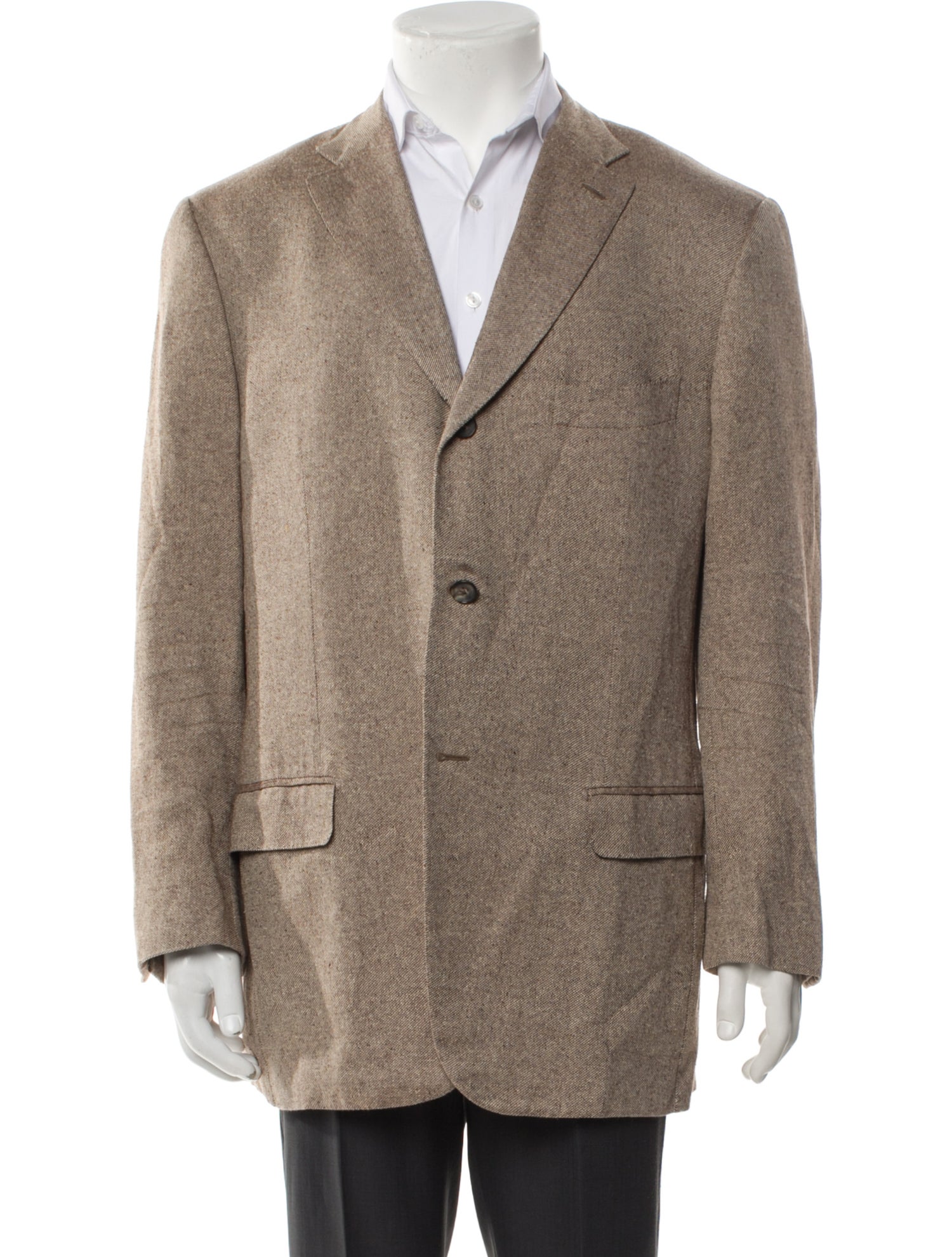 Isaia Silk Blazer