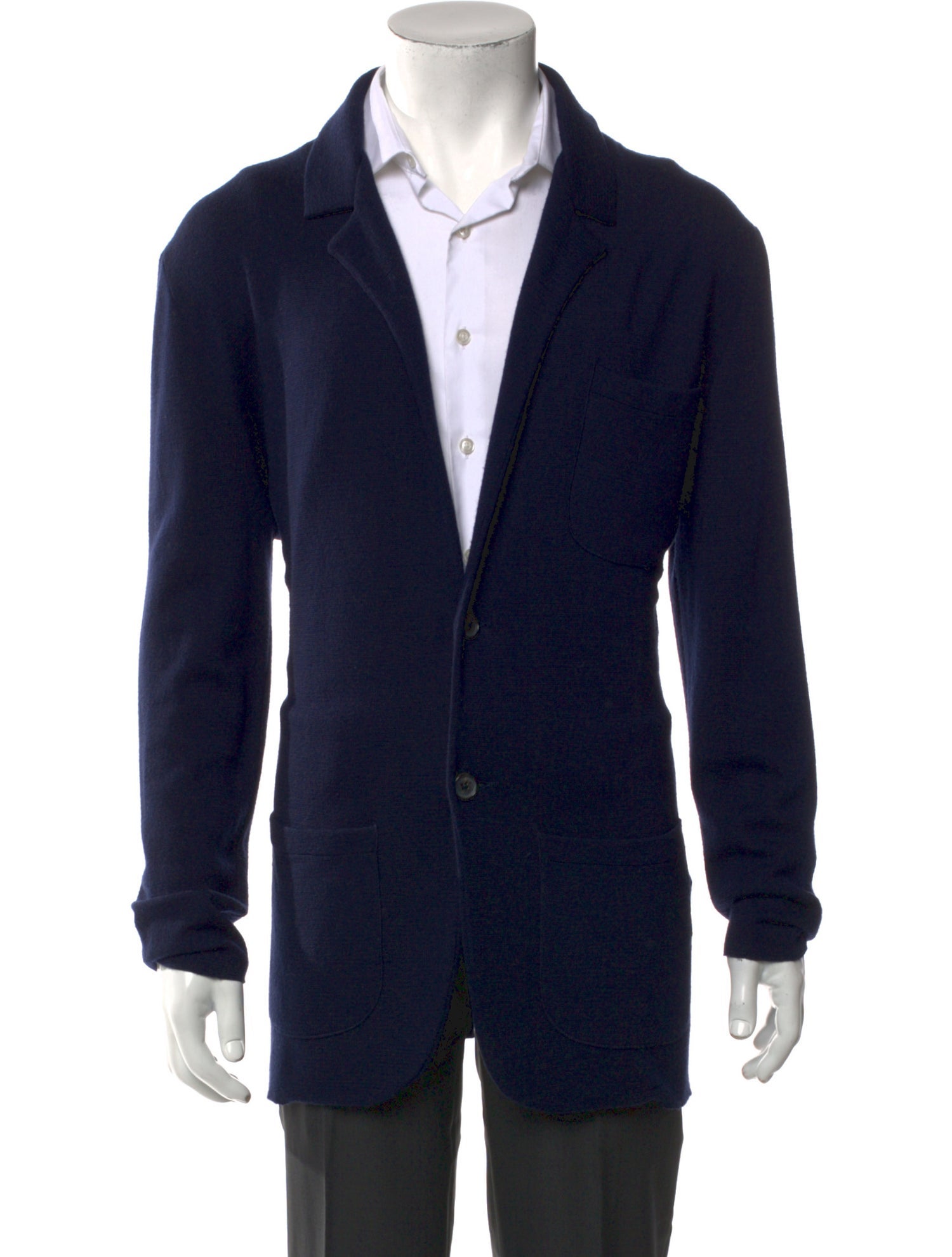 Isaia Wool V-Neck Cardigan