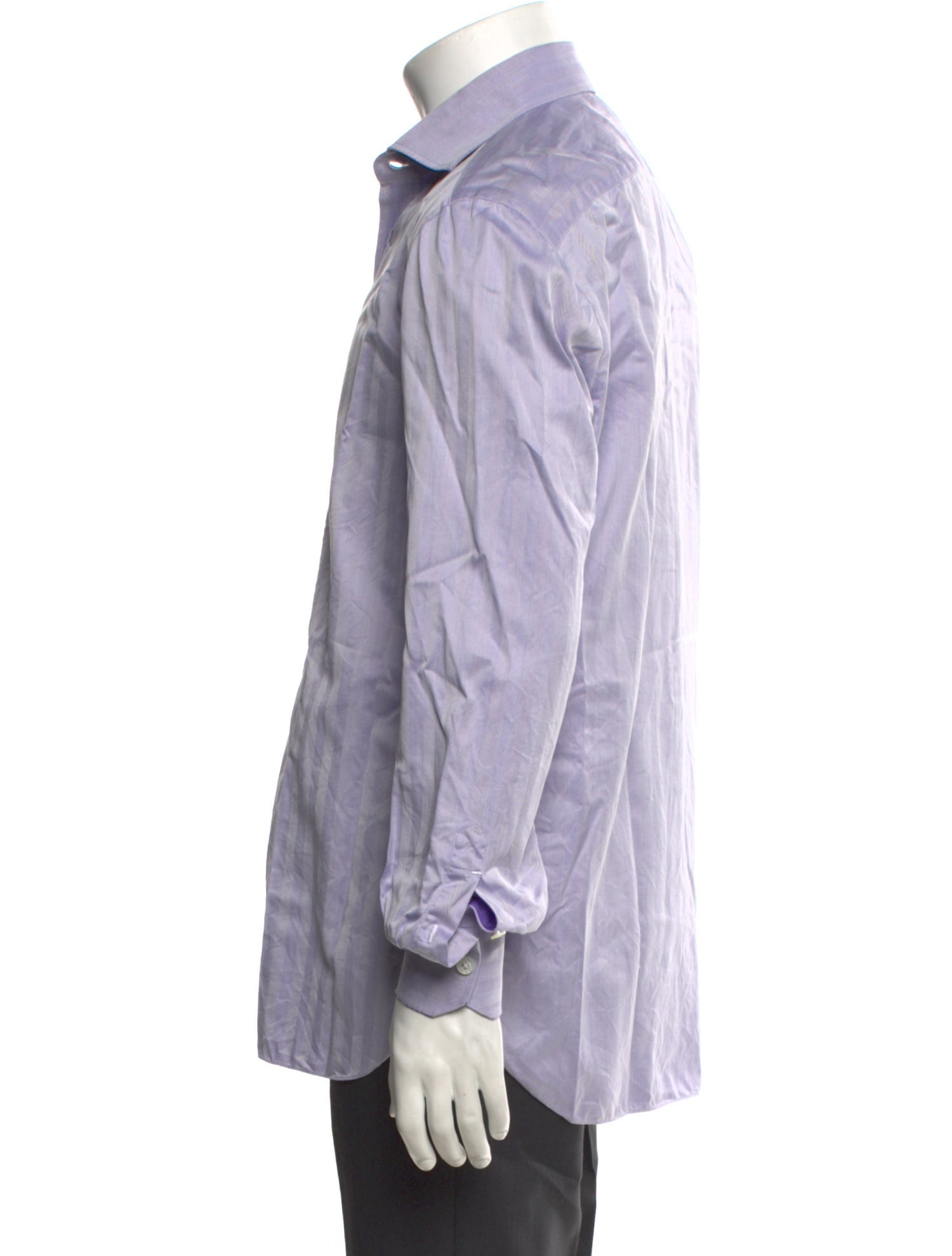 Isaia Striped Long Sleeve Shirt