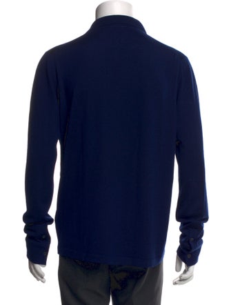 Isaia Wool Collar Cardigan