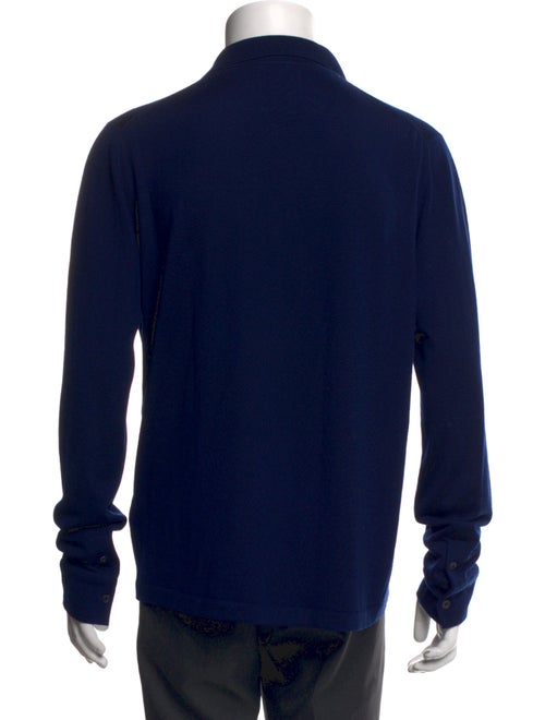 Isaia Wool Collar Cardigan