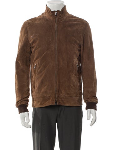 Isaia Outerwear Suede Jacket Us38, It48 | M