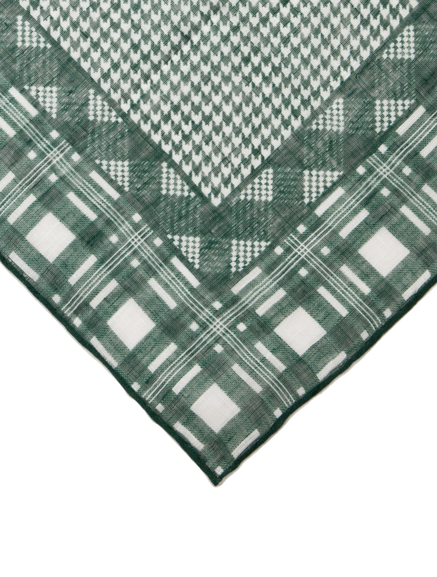 Isaia Plaid Print Bandana
