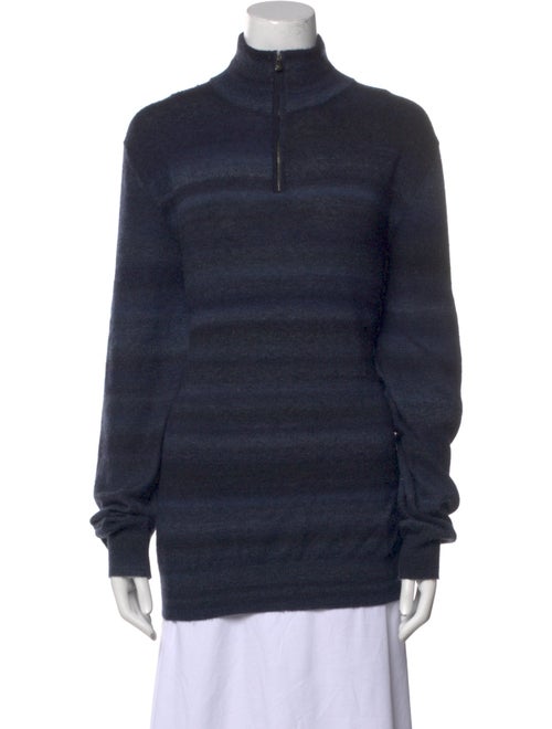 Isaia Cashmere Striped Sweater