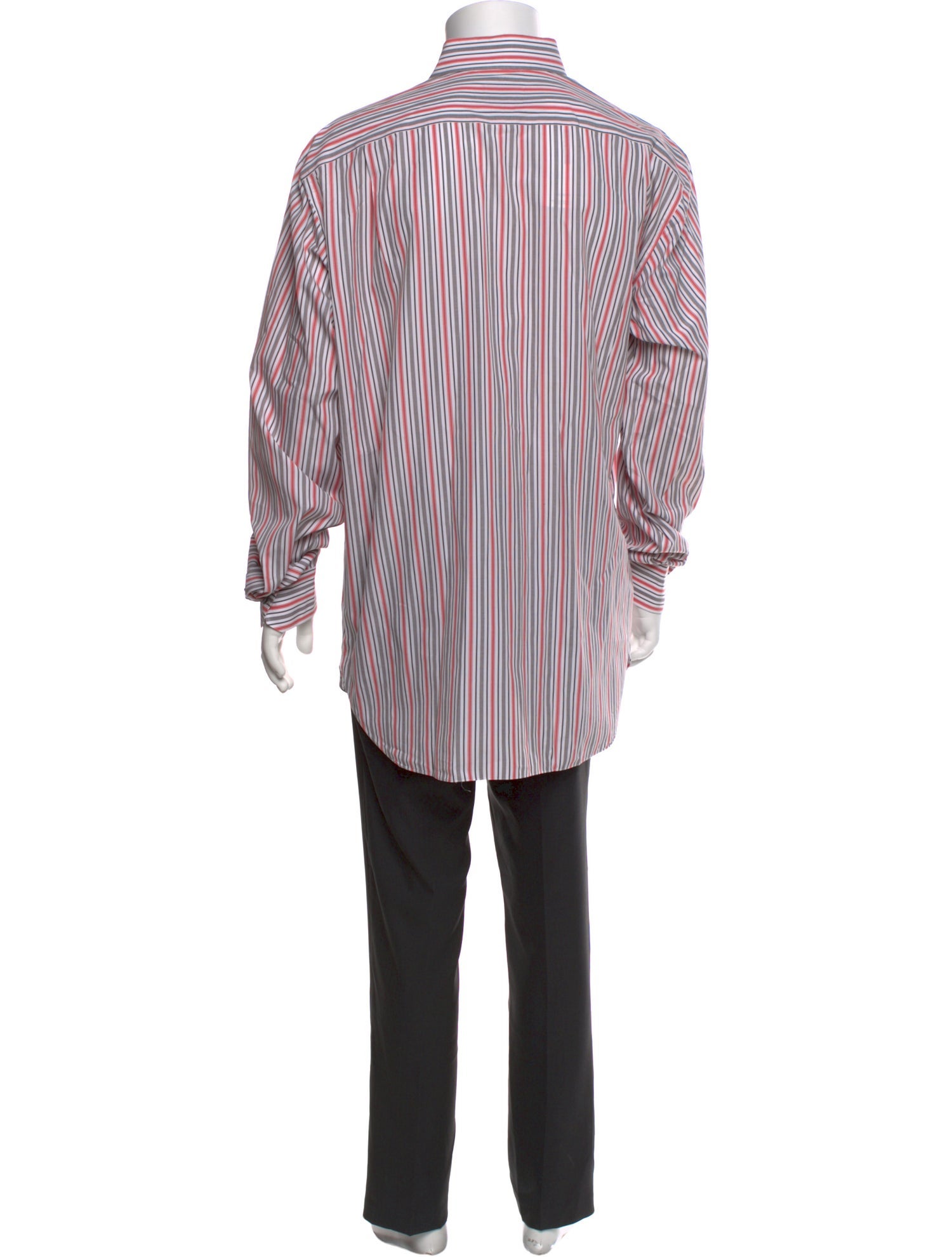 Isaia Striped Long Sleeve Shirt